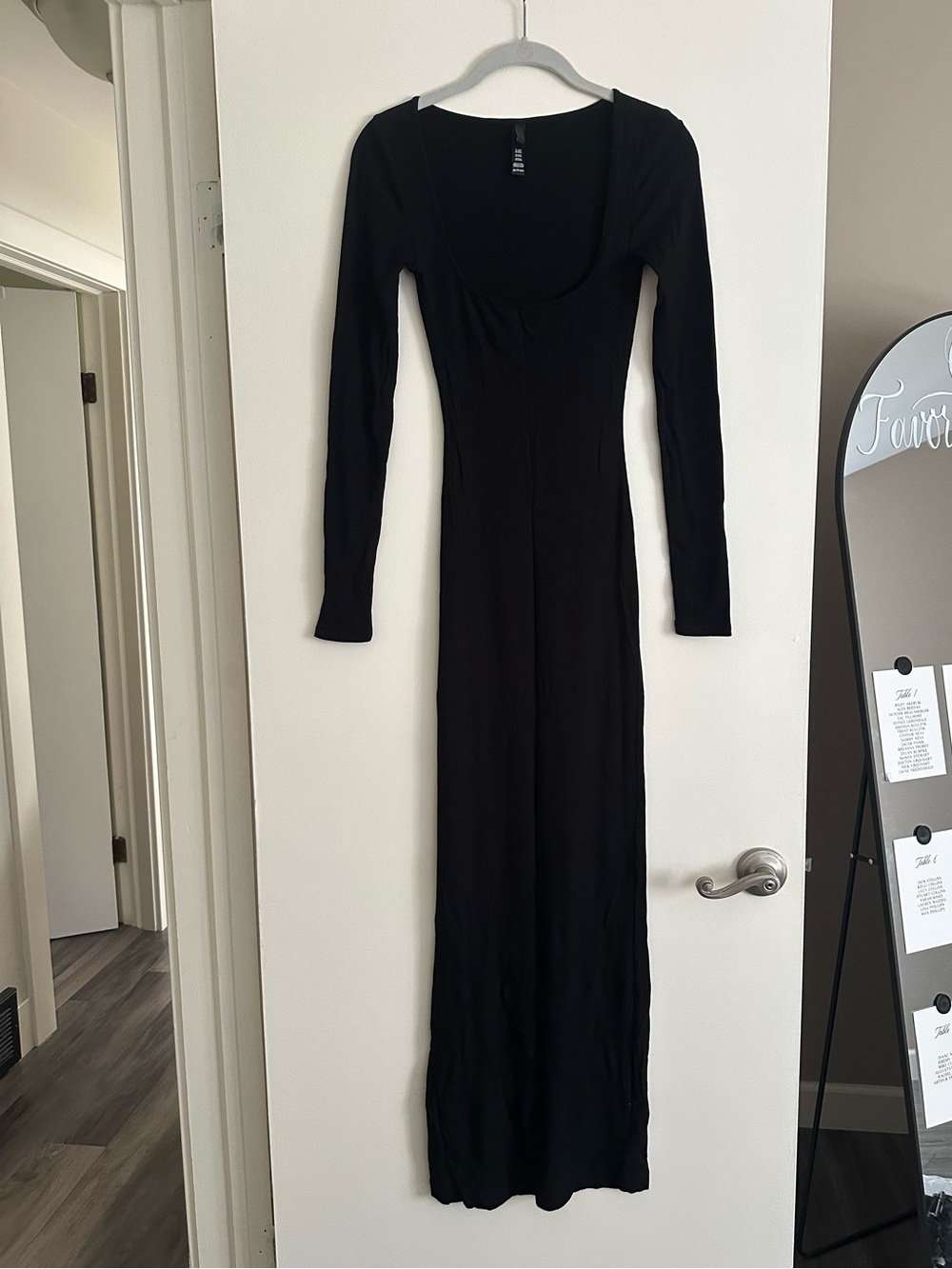 SKIMS Long-Sleeve Soft Lounge Maxi Dress